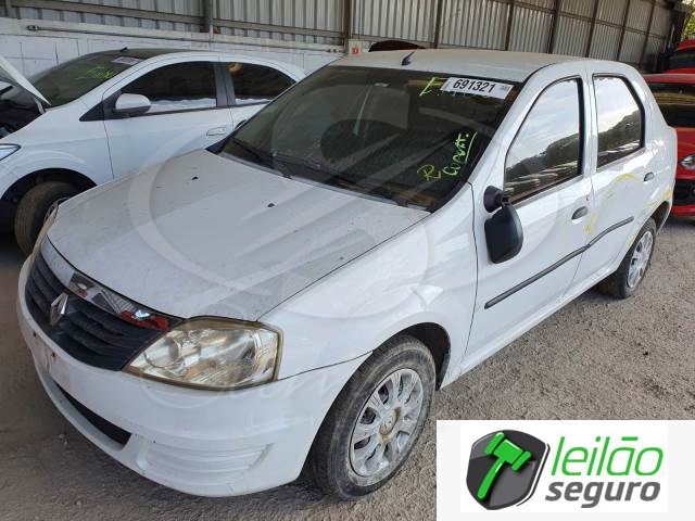 LOTE 011 RENAULT/LOGAN AUTENTIQUE 1.0 16V HI-FLEX 2012