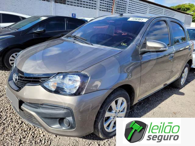 LOTE 019 TOYOTA/ETIOS X PLUS AT 1.5 16V DUAL VVT-I 2020